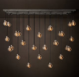 PEARL RECTANGULAR CHANDELIER 72"
