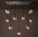 PEARL RECTANGULAR CHANDELIER 36"