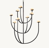 PEDRA ROUND CHANDELIER 40"