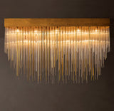 CASCADA RECTANGULAR CHANDELIER 54"
