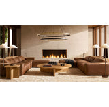 PERALTA TWO-TIER ROUND CHANDELIER 60"