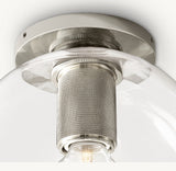UTILITAIRE GLOBE SHADE FLUSHMOUNT