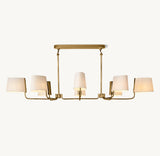 White Linen Vintage Brass