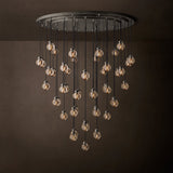 PEARL ROUND CHANDELIER 60"