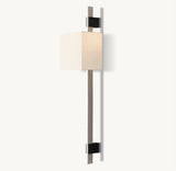 VELA RECTANGULAR BAR SCONCE - RECTANGULAR SHADE