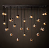 PEARL RECTANGULAR CHANDELIER 72"