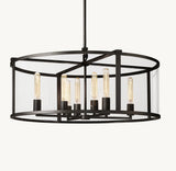 BECKMAN ROUND CHANDELIER 33"