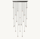 PEARL RECTANGULAR CHANDELIER 72"