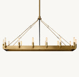 CAMINO VINTAGE FILAMENT RECTANGULAR CHANDELIER 41"