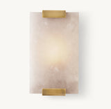 HAND-CARVED ALABASTER SCONCE