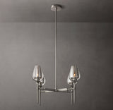 TULIP ROUND CHANDELIER 27"