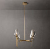 TULIP ROUND CHANDELIER 27"