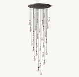 RAIN ROUND CHANDELIER 60"