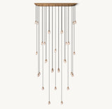 PEARL RECTANGULAR CHANDELIER 72"