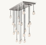 PEARL RECTANGULAR CHANDELIER 54"