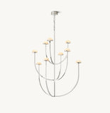 PEDRA ROUND CHANDELIER 32"