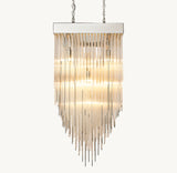CASCADA SQUARE CHANDELIER 30"