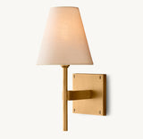 FULHAM LINEN SHADE SCONCE