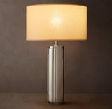 CYLINDRICAL COLUMN TABLE LAMP