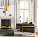 AQUITAINE ROUND CHANDELIER 24"
