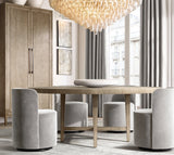 CHIARA CLEAR GLASS TIERED ROUND CHANDELIER 62"