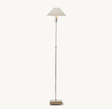 PYRAMID METAL SHADE TELESCOPING FLOOR LAMP