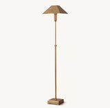 PYRAMID METAL SHADE TELESCOPING FLOOR LAMP