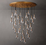 RAIN ROUND CHANDELIER 60"