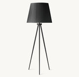 REED BLACK LINEN SHADE FLOOR LAMP