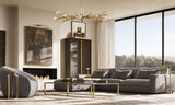 BOULE DE CRISTAL CLEAR GLASS ROUND CHANDELIER 60"