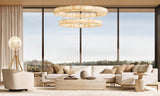 RIVAGE TWO-TIER ROUND CHANDELIER 60"