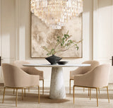 1920S ODEON ROUND CHANDELIER 44"
