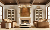 HARLOW CRYSTAL ROUND CHANDELIER 60"