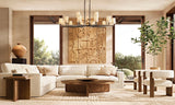WRIGHT ROUND CHANDELIER 60"