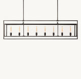 BECKMAN RECTANGULAR CHANDELIER 72"