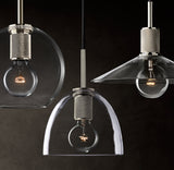 UTILITAIRE METAL SLOPE SHADE PENDANT