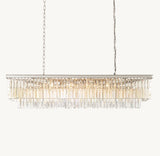 1920S ODEON RECTANGULAR CHANDELIER 59"