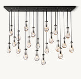 RAIN RECTANGULAR CHANDELIER 72"