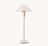PYRAMID METAL SHADE TELESCOPING TABLE LAMP