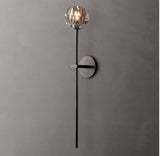 BOULE DE CRISTAL CLEAR GLASS GRAND SCONCE