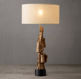 BRUTALIST CUBIST BUFFET LAMP