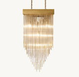 CASCADA SQUARE CHANDELIER 30"