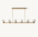 DEMARET DOUBLE LINEAR CHANDELIER 72"
