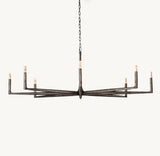 THADDEUS ROUND CHANDELIER 72"