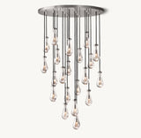 RAIN ROUND CHANDELIER 47"
