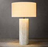 Sarezzo Hexagonal Stone Table Lamp