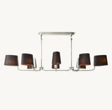 Black Linen Polished Nickel