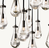 RAIN ROUND CHANDELIER 36"