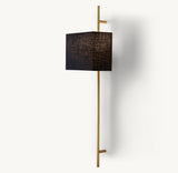 VELA OCTAGONAL BAR SCONCE - RECTANGULAR SHADE
