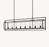 BECKMAN RECTANGULAR CHANDELIER 72"